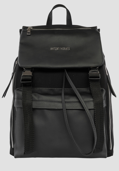BACKPACK IN POPLIN AND TUMBLED EFFECT FABRIC - Men's Accessories | Antony Morato Online Shop