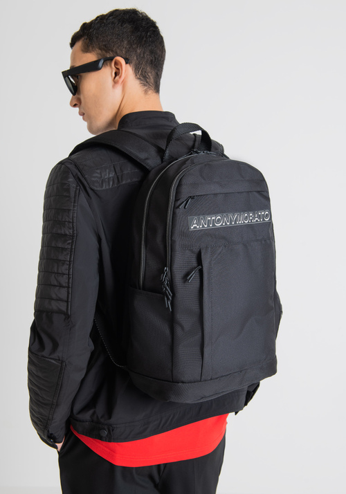 TECHNICAL FABRIC BACKPACK WITH 3D EFFECT LOGO - Men's Accessories | Antony Morato Online Shop