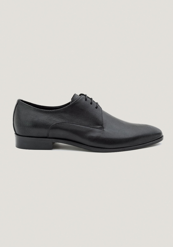 Derby lace-up in printed leather - Antony Morato Online Shop