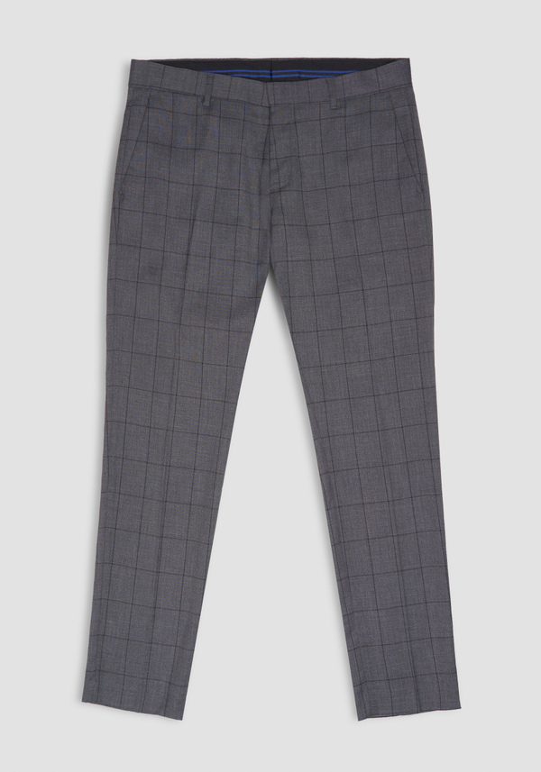 "BONNIE" SLIM FIT TROUSERS IN STRETCH VISCOSE AND WOOL BLEND FABRIC - Antony Morato Online Shop