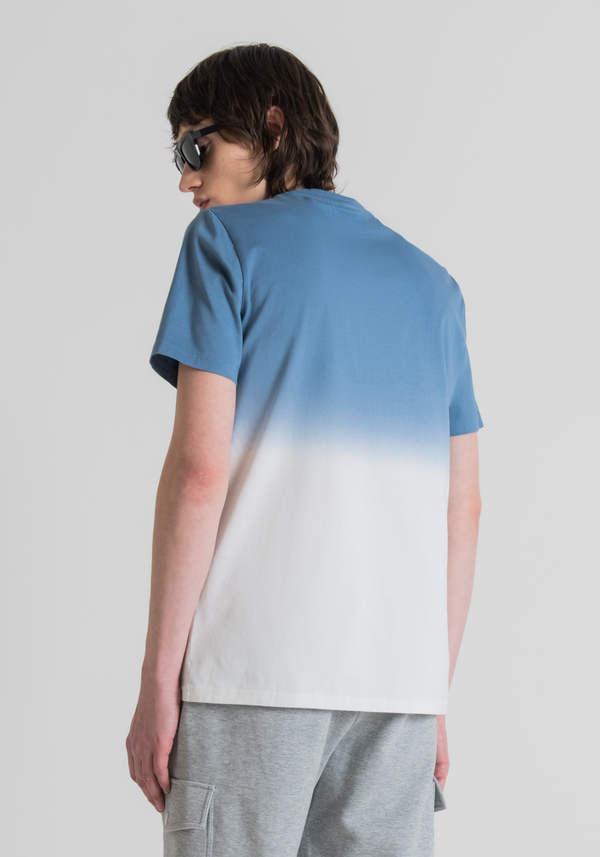 REGULAR-FIT T-SHIRT IN PURE COTTON WITH TIE-DYE EFFECT - Antony Morato Online Shop