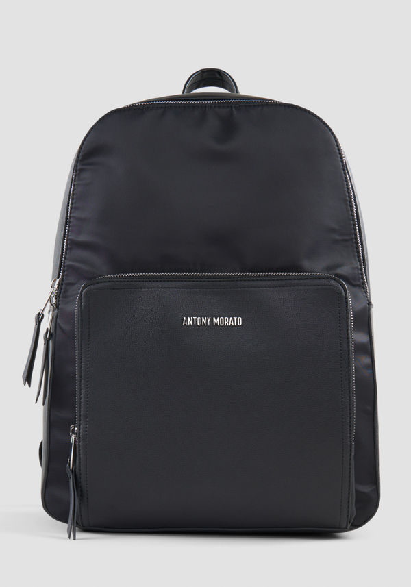 BACKPACK IN NYLON AND FAUX LEATHER - Antony Morato Online Shop