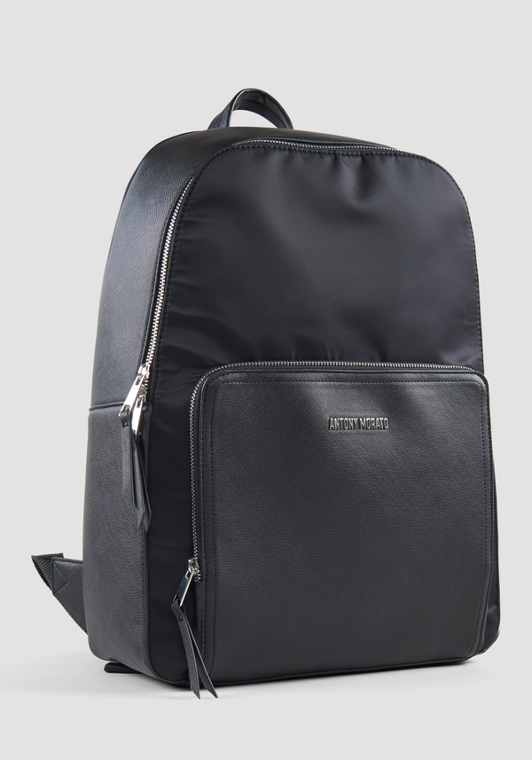 BACKPACK IN NYLON AND FAUX LEATHER - Antony Morato Online Shop