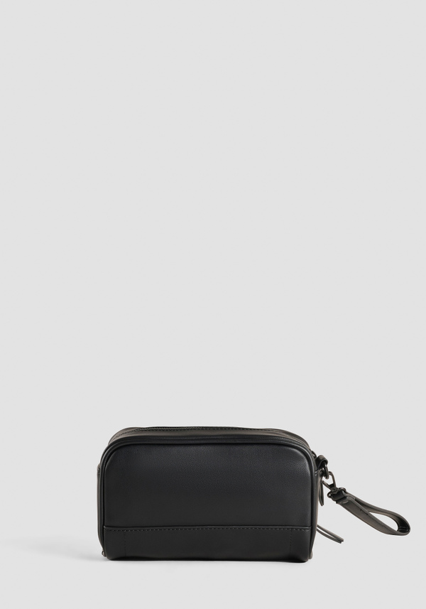 POUCH IN FAUX LEATHER WITH ZIP - Antony Morato Online Shop