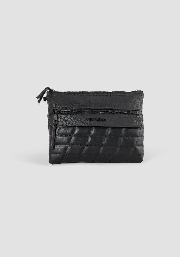 IMITATION LEATHER QUILTED POUCH - Antony Morato Online Shop