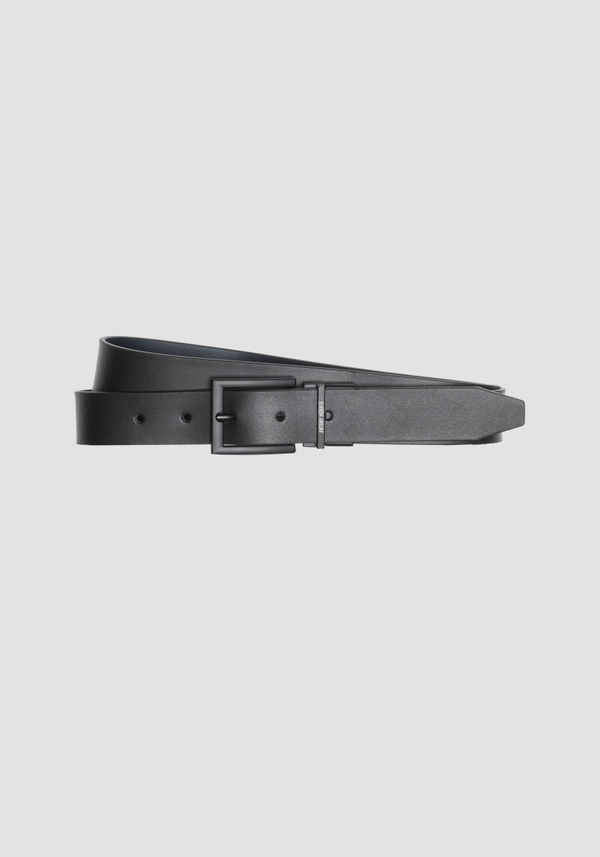 LEATHER BELT WITH BUCKLE HEIGHT 30MM - Antony Morato Online Shop