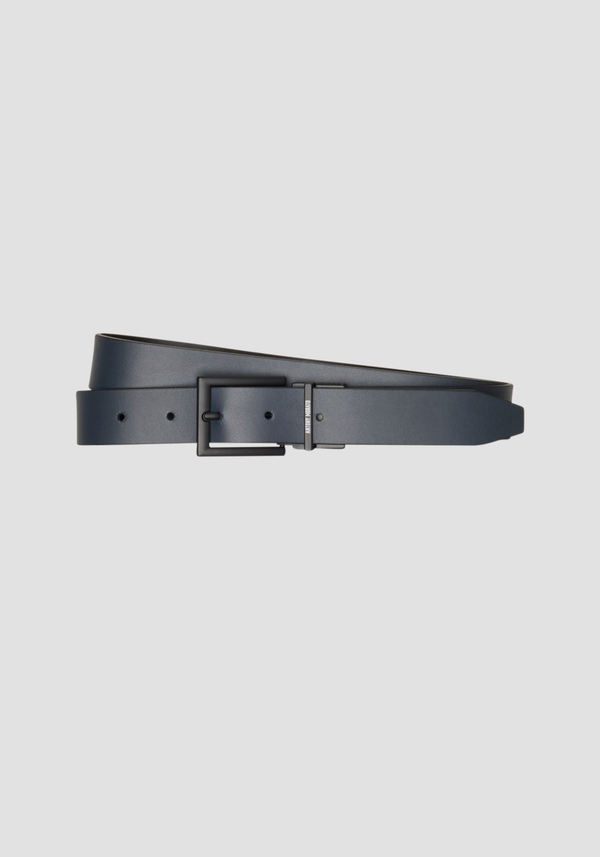 LEATHER BELT WITH BUCKLE HEIGHT 30MM - Antony Morato Online Shop