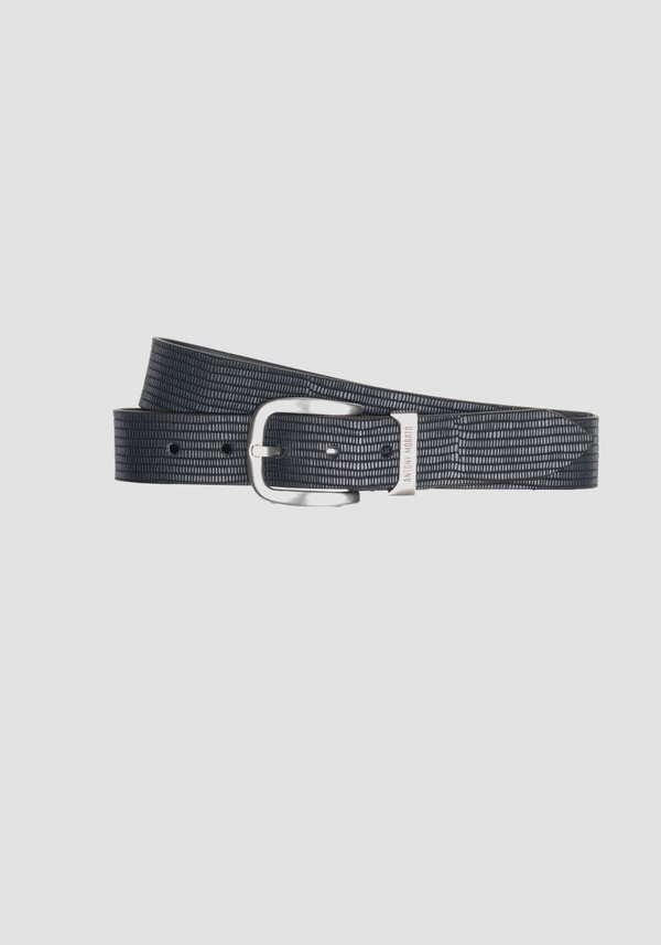 CINTURA 35MM IN PELLE CON FIBBIA - Antony Morato Online Shop
