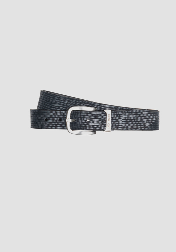 CINTURA 35MM IN PELLE CON FIBBIA - Antony Morato Online Shop