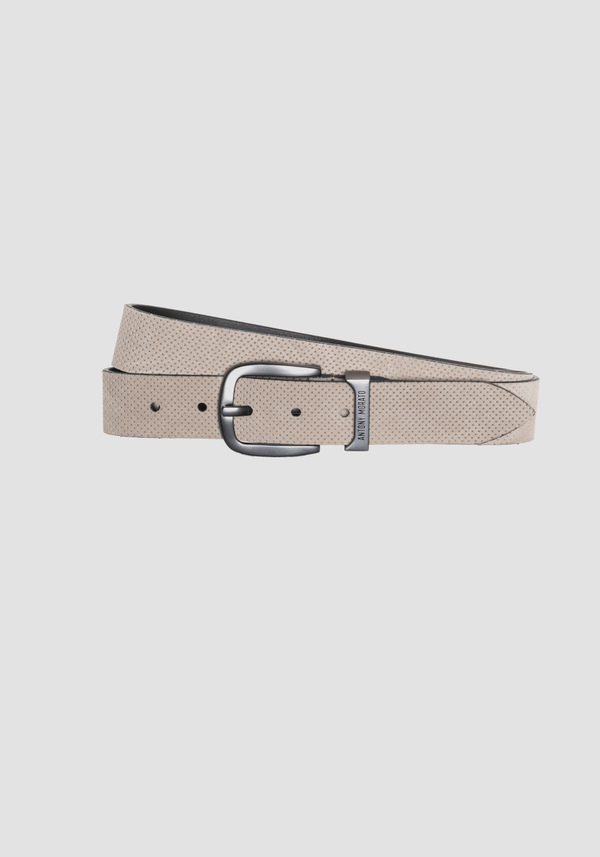 35MM SUEDE BELT WITH BUCKLE - Antony Morato Online Shop