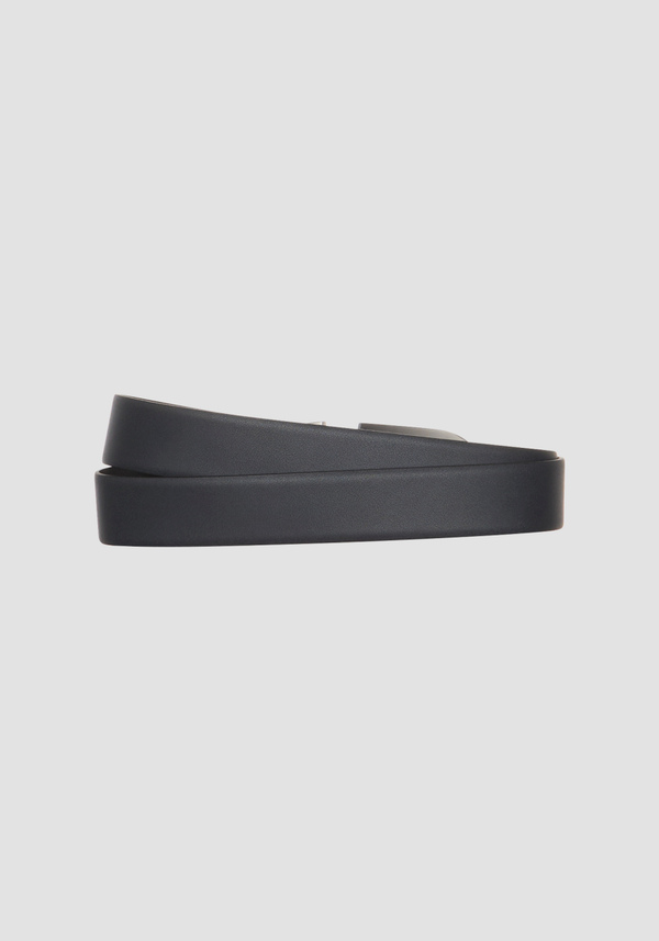 SMOOTH GENUINE LEATHER BELT - Antony Morato Online Shop
