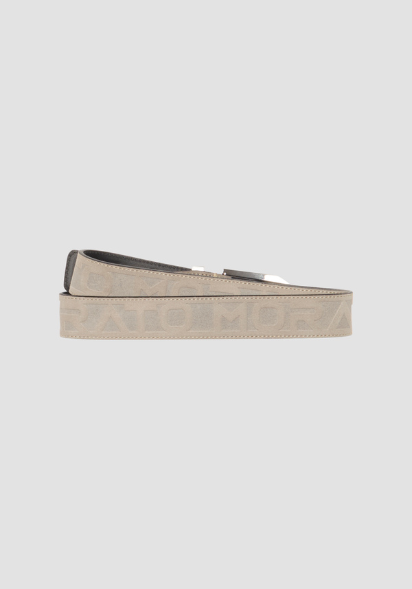 CINTURA IN CAMOSCIO CON FIBBIA ALTEZZA 35MM - Antony Morato Online Shop