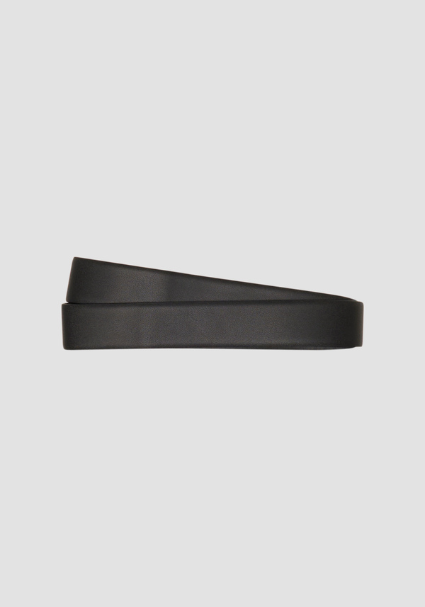 CEINTURE EN CUIR AVEC PLAQUE LOGO RECTANGULAIRE - Antony Morato Online Shop