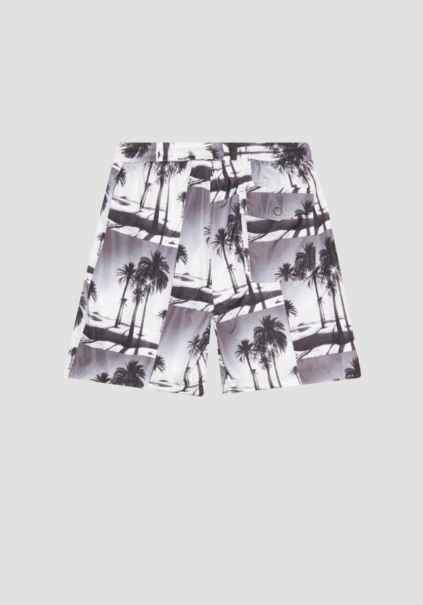 REGULAR FIT COSTUME WITH PALM PRINT - Antony Morato Online Shop