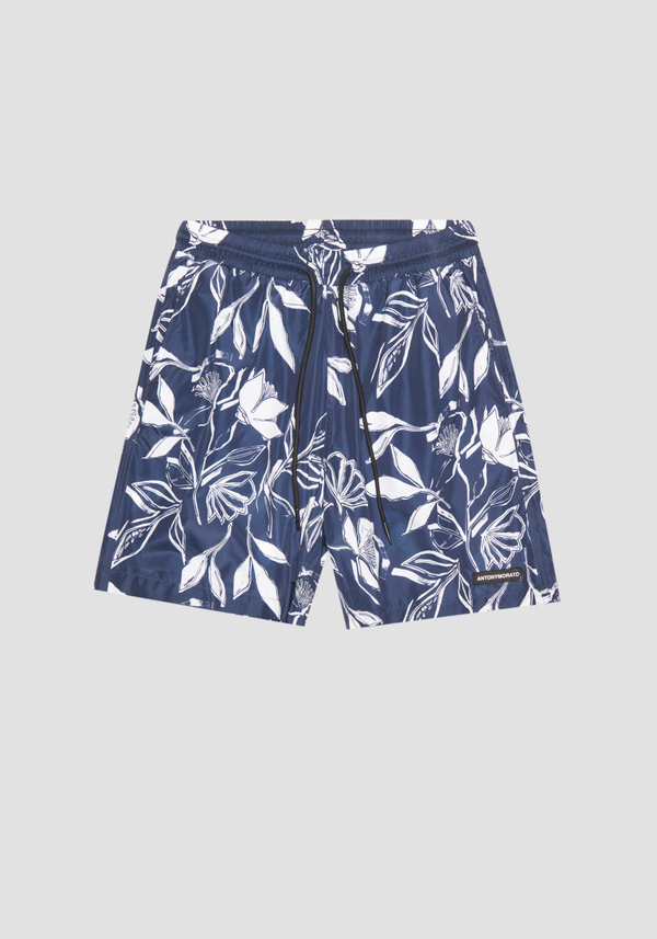 MAILLOT DE BAIN COUPE REGULAR AVEC ÉCUSSON LOGO - Antony Morato Online Shop