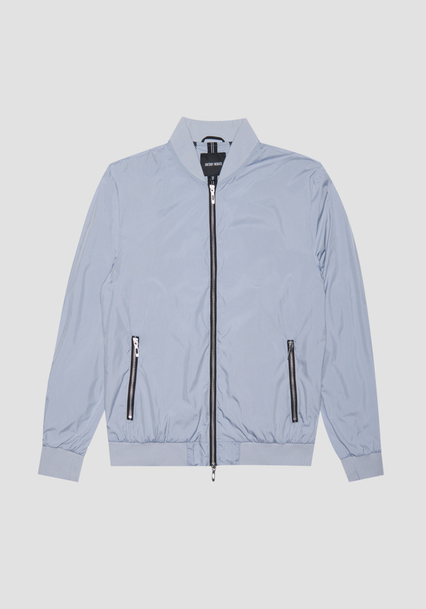 REGULAR FIT RIPSTOP TECHNICAL FABRIC JACKET WITH LOGO PATCH - Antony Morato Online Shop