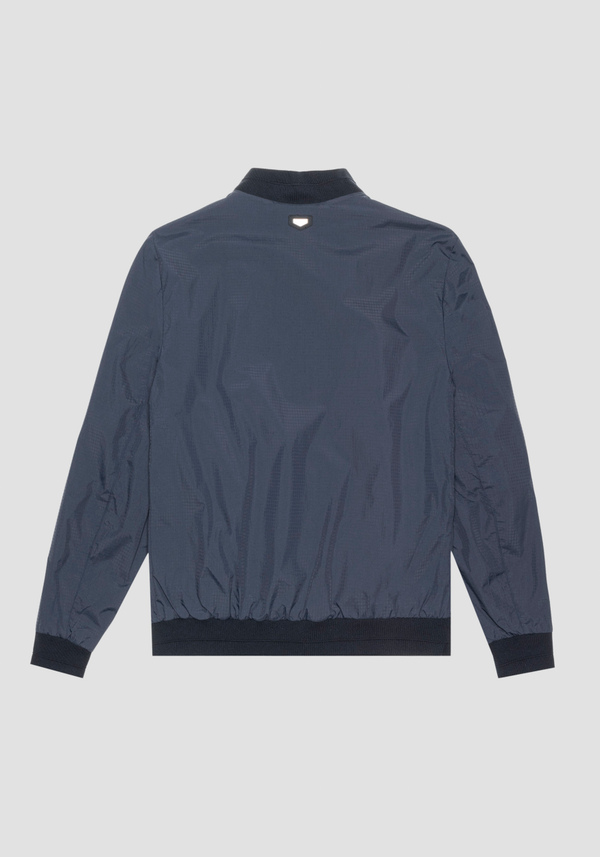 REGULAR FIT JACKET IN RIPSTOP NYLON WITH LOGO PLAQUE - Antony Morato Online Shop