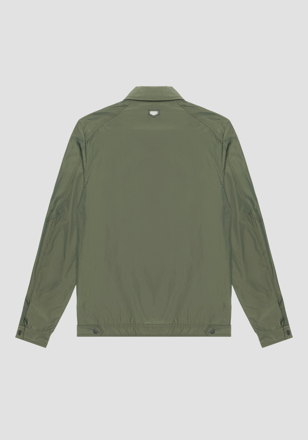 BLOUSON REGULAR FIT EN SERGÉ TECHNIQUE AVEC PLAQUETTE LOGOTYPÉE - Antony Morato Online Shop