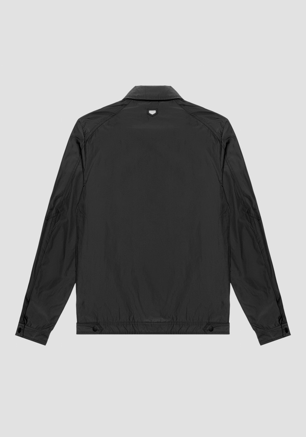 BLOUSON REGULAR FIT EN SERGÉ TECHNIQUE AVEC PLAQUETTE LOGOTYPÉE - Antony Morato Online Shop