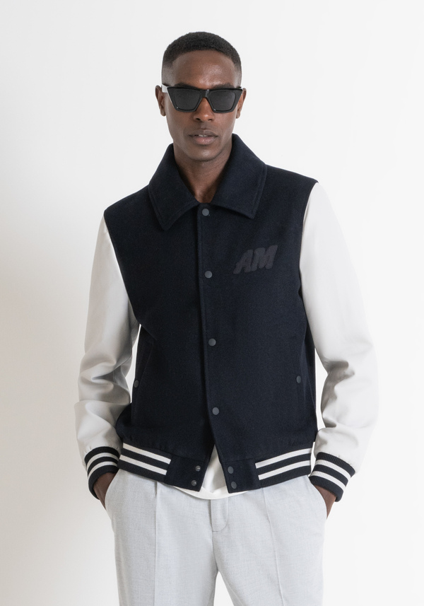 GIUBBOTTO REGULAR FIT IN MISTO LANA CON BOTTONI A PRESSIONE - Antony Morato Online Shop