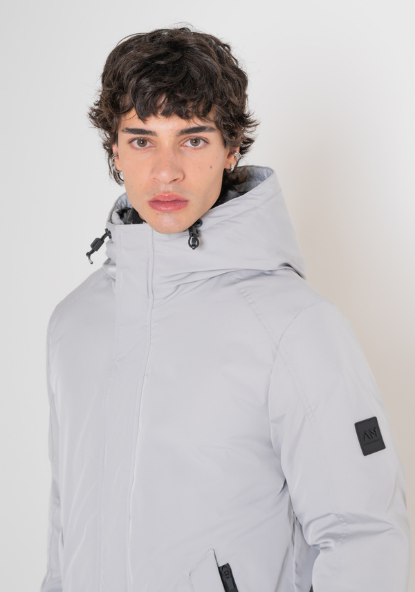 JACKE REGULAR FIT GRAU AUS NACHHALTIGEM POLYESTER MIT SYNTHETISCHER POLSTERUNG - Antony Morato Online Shop