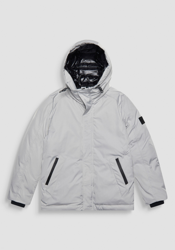 JACKE REGULAR FIT GRAU AUS NACHHALTIGEM POLYESTER MIT SYNTHETISCHER POLSTERUNG - Antony Morato Online Shop