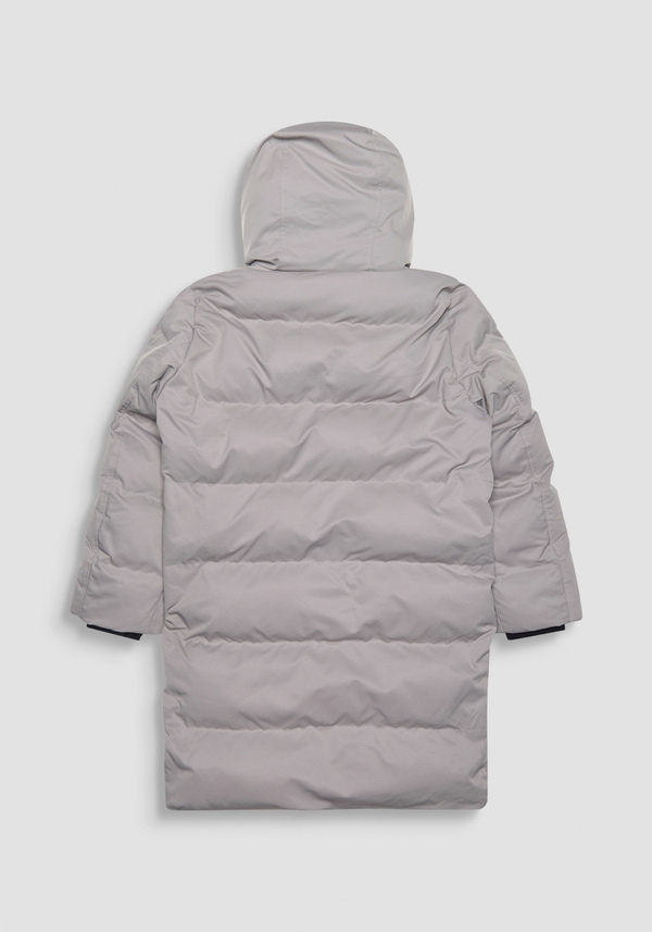 LONG REGULAR FIT DOWN JACKET IN TECHNICAL FABRIC AND SYNTHETIC PADDING - Antony Morato Online Shop