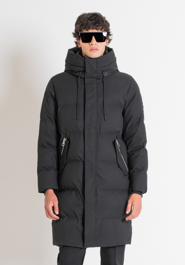LANGE DAUNENJACKE REGULAR FIT AUS FUNKTIONSGEWEBE UND SYNTHETISCHER FÜLLUNG - Antony Morato Online Shop