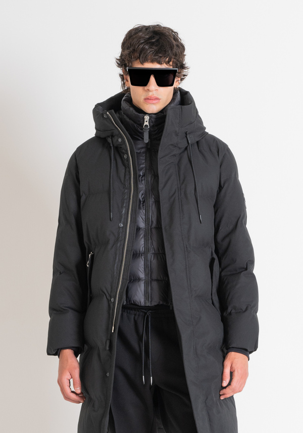 LANGE DAUNENJACKE REGULAR FIT AUS FUNKTIONSGEWEBE UND SYNTHETISCHER FÜLLUNG - Antony Morato Online Shop