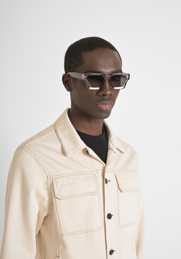 OVER-FIT JACKET IN NATURAL DENIM - Antony Morato Online Shop