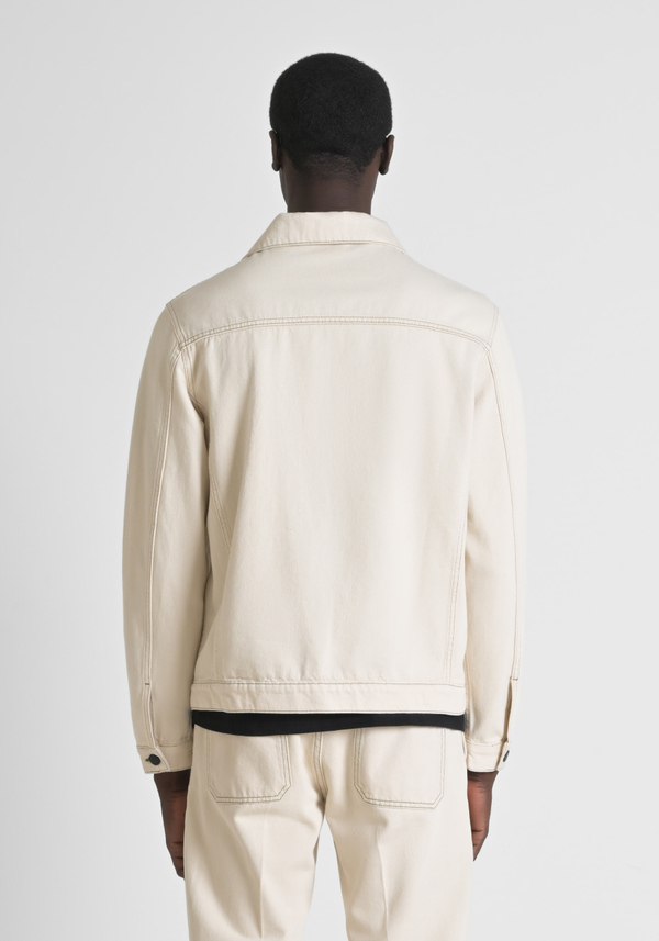 OVER-FIT JACKET IN NATURAL DENIM - Antony Morato Online Shop
