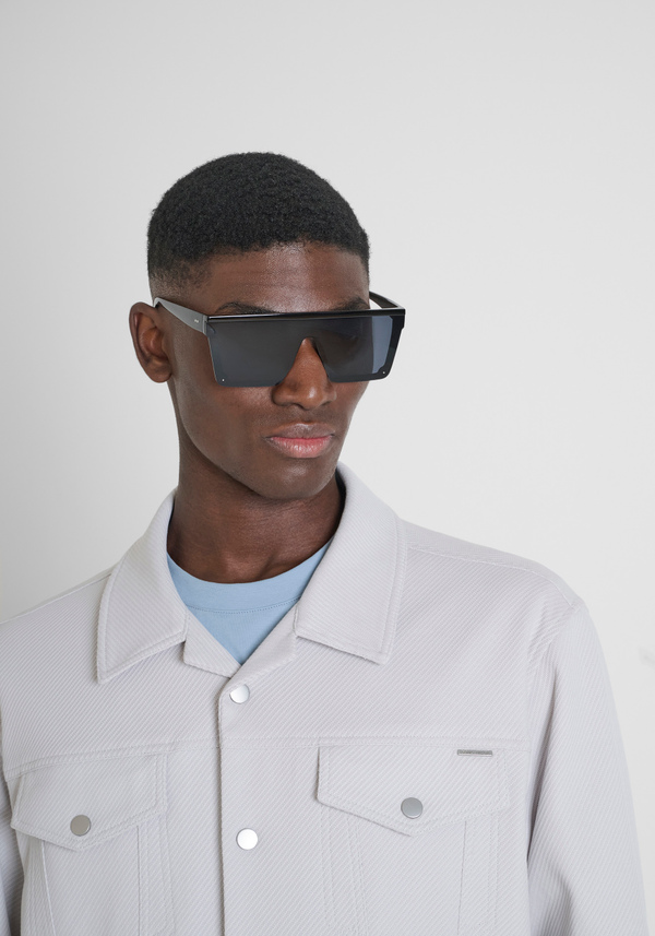 GIUBBOTTO REGULAR FIT IN TWILL DI COTONE CON LOGO IN METALLO - Antony Morato Online Shop