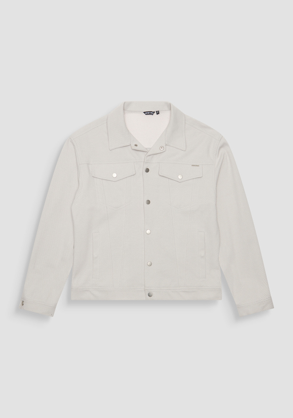 GIUBBOTTO REGULAR FIT IN TWILL DI COTONE CON LOGO IN METALLO - Antony Morato Online Shop