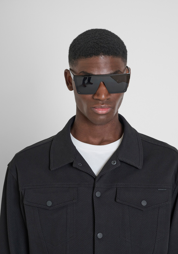 GIUBBOTTO REGULAR FIT IN TWILL DI COTONE CON LOGO IN METALLO - Antony Morato Online Shop