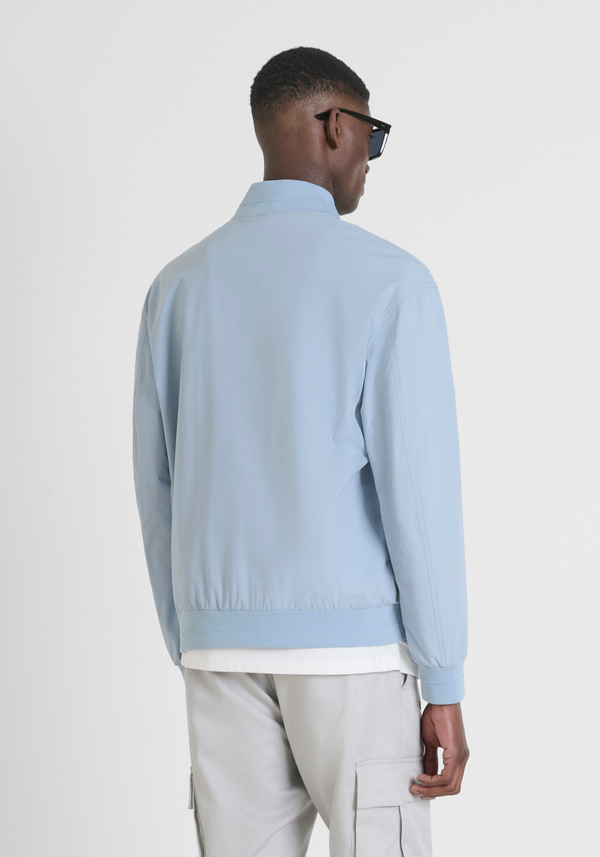 REGULAR FIT JACKET IN SOLID-COLOUR RIPSTOP FABRIC - Antony Morato Online Shop