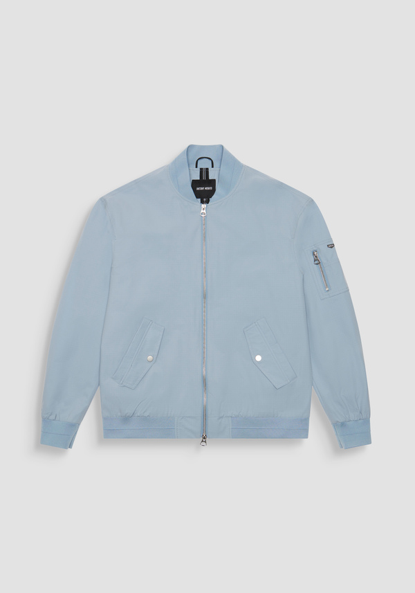 REGULAR FIT JACKET IN SOLID-COLOUR RIPSTOP FABRIC - Antony Morato Online Shop