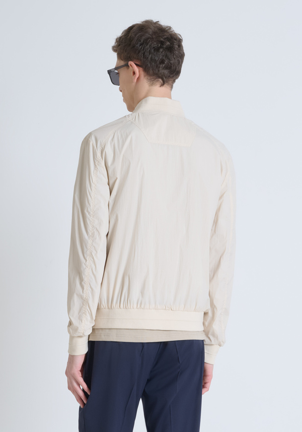 REGULAR FIT SHIOZE NYLON JACKET WITH TIGER PATCH - Antony Morato Online Shop
