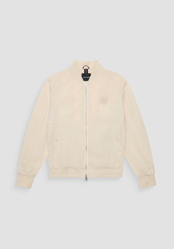 REGULAR FIT SHIOZE NYLON JACKET WITH TIGER PATCH - Antony Morato Online Shop