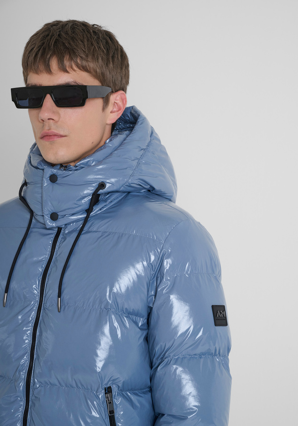SHINY RELAXED FIT DOWN JACKET WITH DUPONT SORONA ECO-PADDING - Antony Morato Online Shop