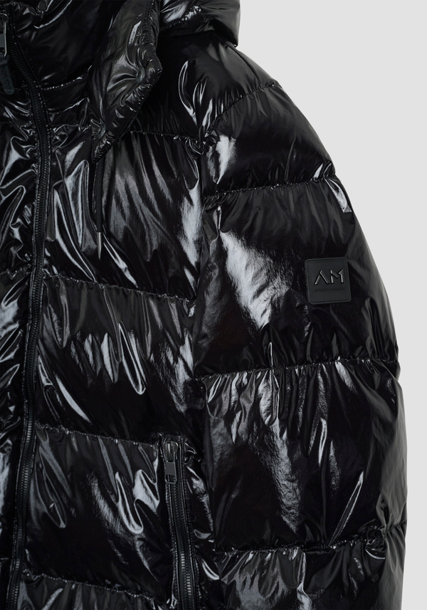 SHINY RELAXED FIT DOWN JACKET WITH DUPONT SORONA ECO-PADDING - Antony Morato Online Shop