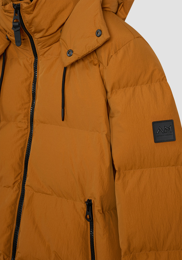 RELAXED FIT DOWN JACKET IN TEXTURED FABRIC WITH DUPONT SORONA ECO-PADDING - Antony Morato Online Shop