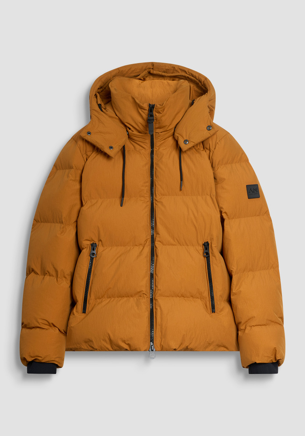 RELAXED FIT DOWN JACKET IN TEXTURED FABRIC WITH DUPONT SORONA ECO-PADDING - Antony Morato Online Shop
