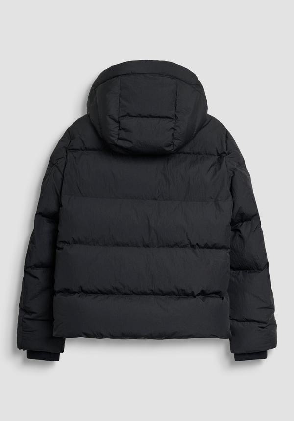 RELAXED FIT DOWN JACKET IN TEXTURED FABRIC WITH DUPONT SORONA ECO-PADDING - Antony Morato Online Shop