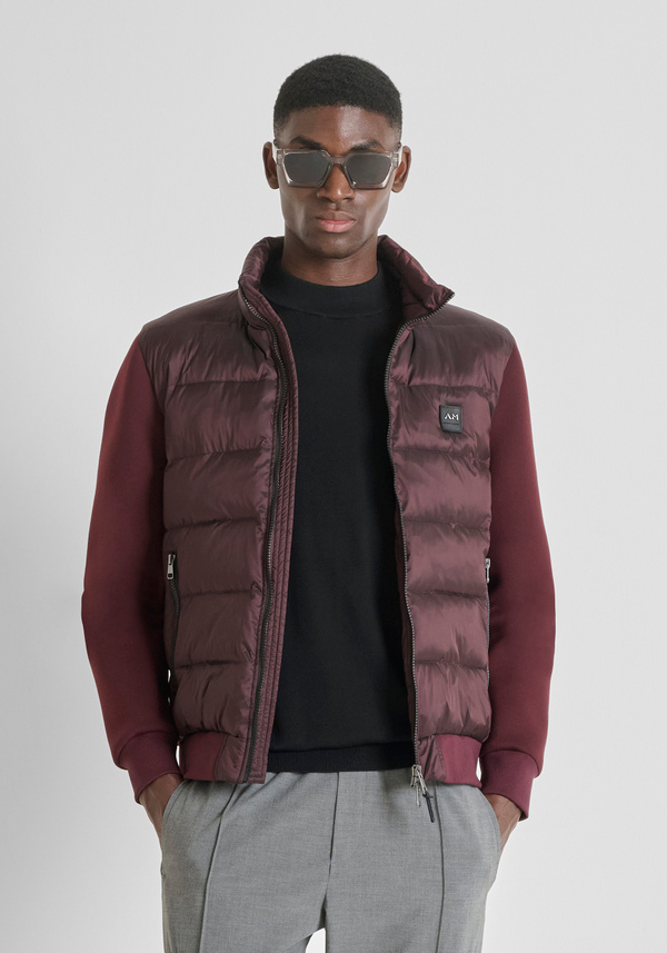 SLIM FIT DOWN JACKET IN SHINY FABRIC WITH SYNTHETIC PADDING - Antony Morato Online Shop