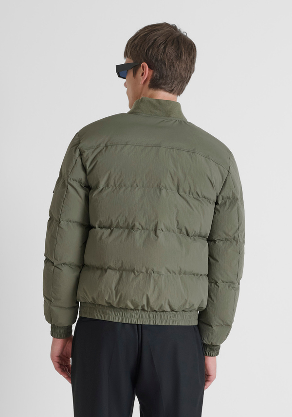 REGULAR FIT DOWN JACKET WITH DUPONT SORONA ECO-PADDING AND CONTRASTING POCKETS - Antony Morato Online Shop