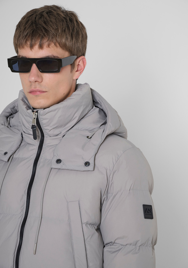 RELAXED FIT DOWN JACKET WITH DUPONT SORONA ECO-PADDING AND LARGE POCKETS - Antony Morato Online Shop