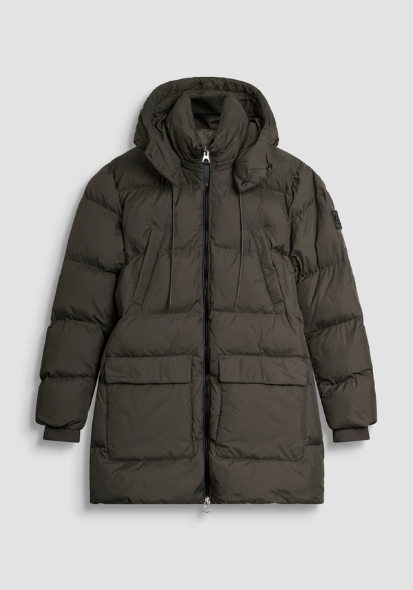 RELAXED FIT DOWN JACKET WITH DUPONT SORONA ECO-PADDING AND LARGE POCKETS - Antony Morato Online Shop
