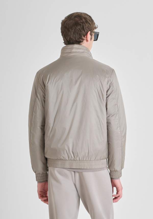 REGULAR FIT BOMBER-JACKE AUS GLÄNZENDEM NYLON MIT SYNTHETIKFÜLLUNG - Antony Morato Online Shop