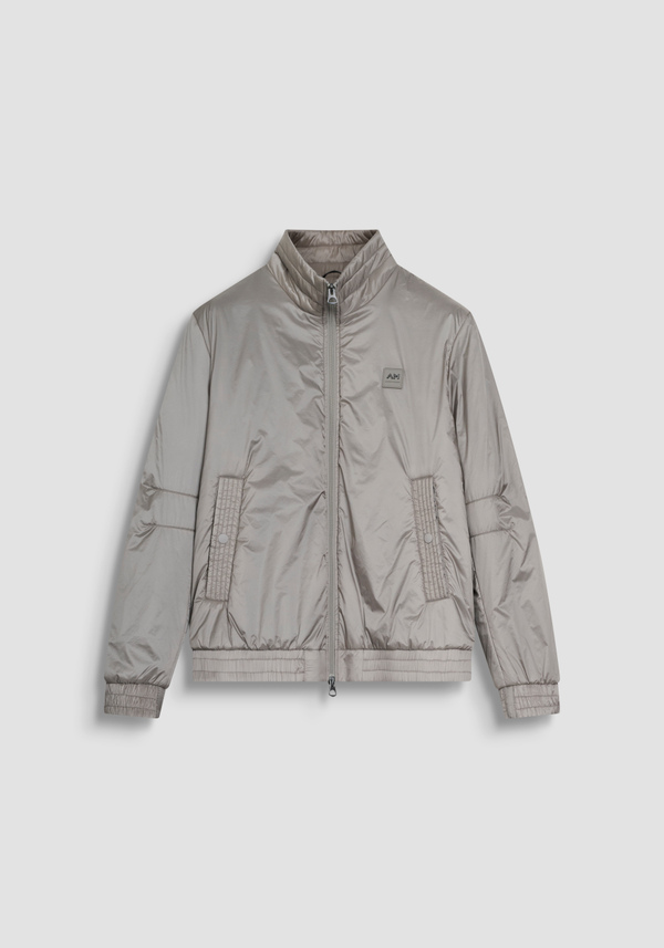 REGULAR FIT BOMBER-JACKE AUS GLÄNZENDEM NYLON MIT SYNTHETIKFÜLLUNG - Antony Morato Online Shop