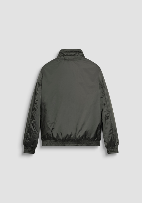 REGULAR FIT BOMBER-JACKE AUS GLÄNZENDEM NYLON MIT SYNTHETIKFÜLLUNG - Antony Morato Online Shop